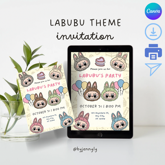 Labubu Theme Invitation