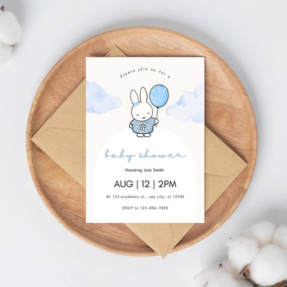 Miffy Theme Invitation