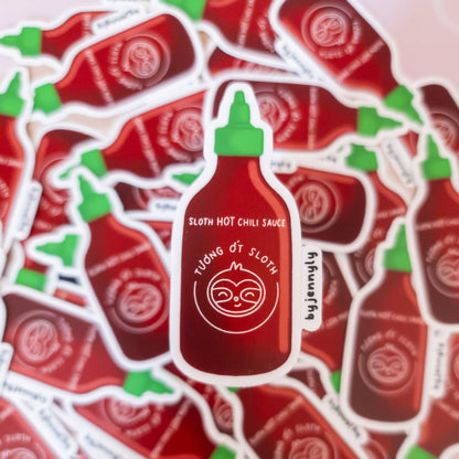 Sloth Hot Chili Sticker