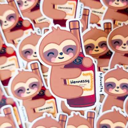 Henessy Sloth Sticker