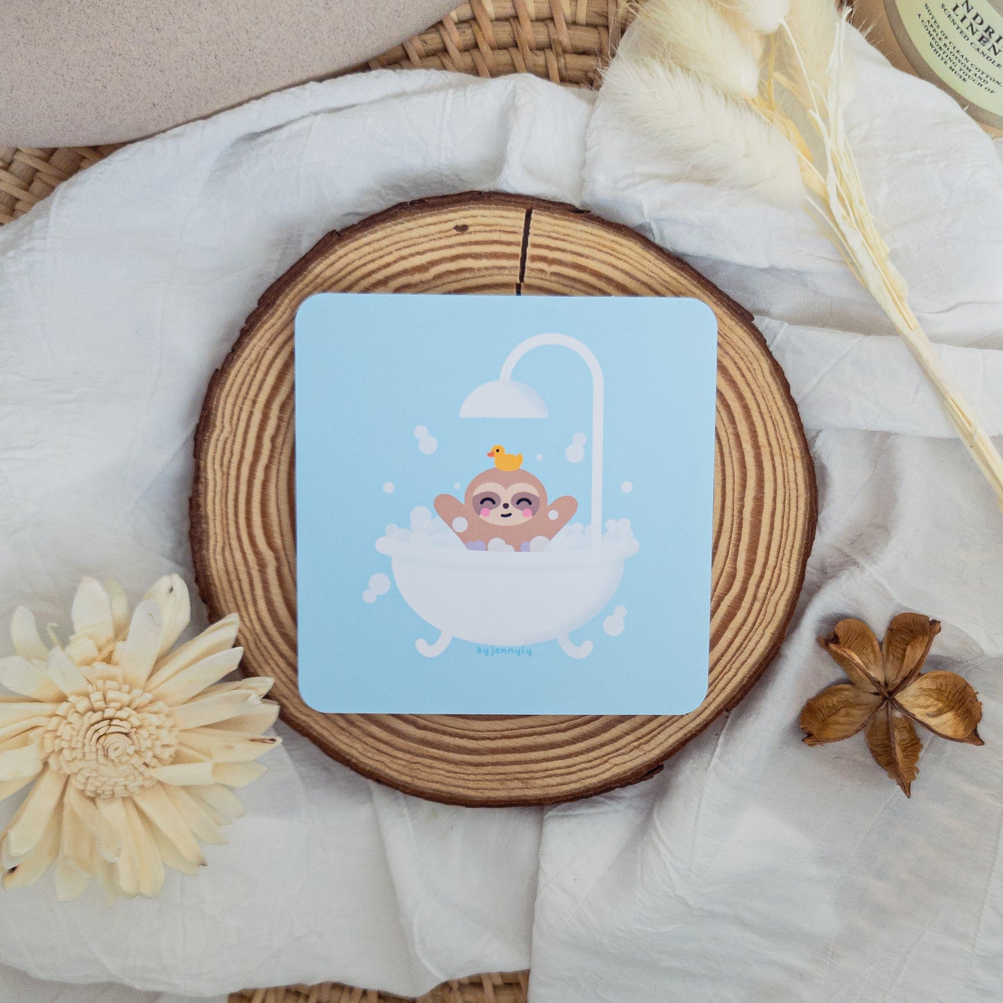 Bubble Bath Biscuit Art Print