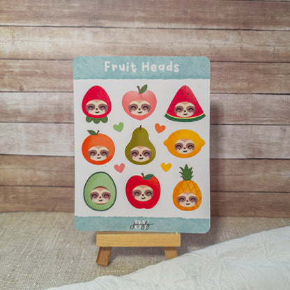 Fruit heads - Sticker Sheet