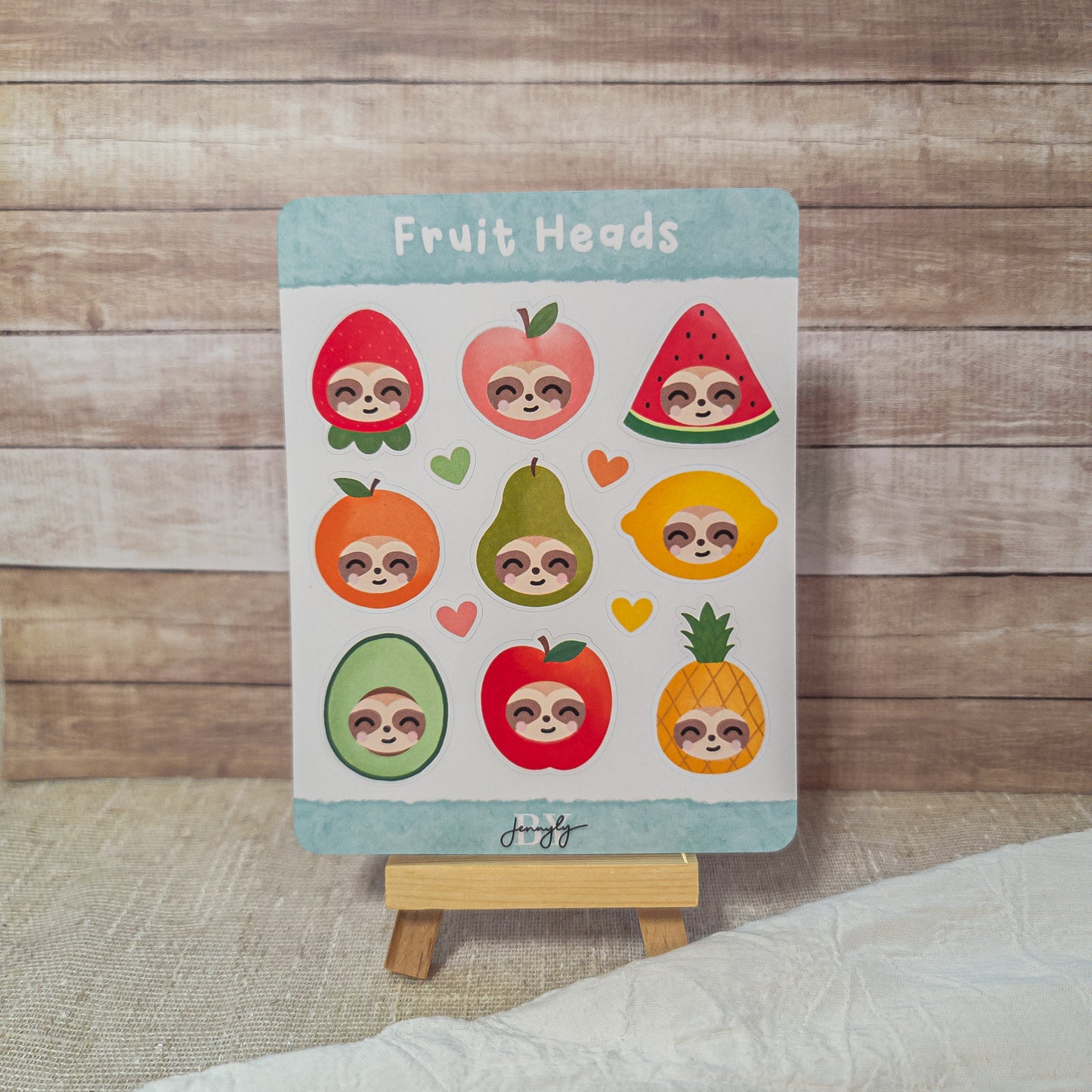 Fruit heads - Sticker Sheet