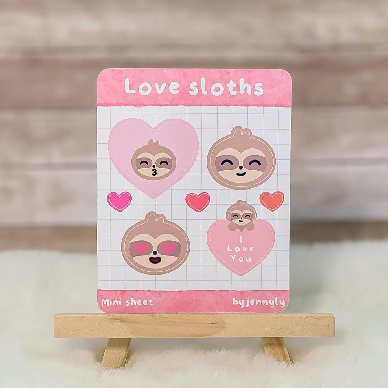 Love Sloths - Mini Sheet