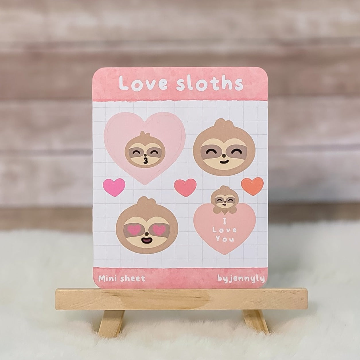 Love Sloths - Mini Sheet